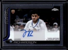 2025-26 Topps Chrome Jase Richardson Auto Autograph RC #TCAR-JR Magic Rookie