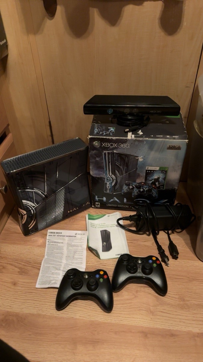 Microsoft Xbox 360 S Halo 4 Limited Edition 320GB Blue Console for