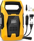 CARSUN AC/DC Tire Inflator Portable Air Compressor, Dual Power for Home 110V AC