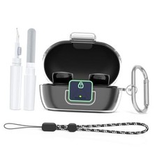  Secure Lock for Bose New QuietComfort Earbuds Case, Soft TPU Shockproof Clear