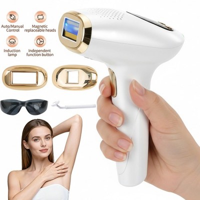 IPL Laser Haarentfernungsgerät Epilierer Haarentferner Schmerzlos Dauerhafte DE