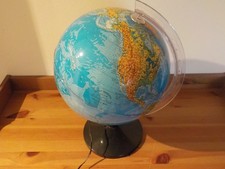 Mappamondo vintage anni 70/80 con luce