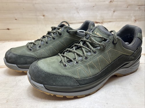 LOWA TORO PRO GTX ZAPATOS DE SENDERISMO ZAPATOS DE TREKKING SENDERISMO AL AIRE LIBRE talla:47 UK:12 OLIV