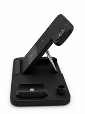 4-in-1 Wireless Charging Station Stand - Phone, Watch, Earbuds, Pen Charger