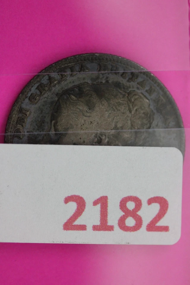 1861 United Kingdom 1 Shilling Silver Coin Guaranteed Authentic & Genuine 2182 - Image 3 of 3