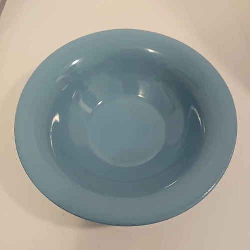 Vintage McCoy Blue Color 9" Mixing Bowl Wash Basin 7551 USA Pottery Ceramic