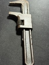 Vintage Primitive Pipe Wrench 9  Industrial B...