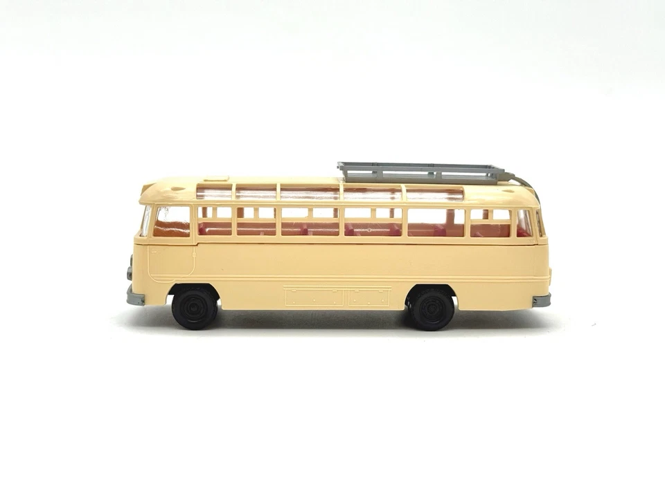 SES S.E.S. 14 1082 01 Ikarus 31 Reisebus beige 9,7cm Spur H0 1:87 RestbestandOVP - Bild 2 von 4