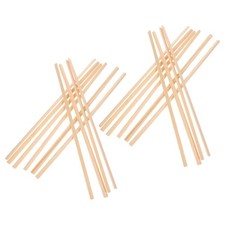 20 Pcs Crafts Sticks Wooden Window Trim Decorative Triangle Corner