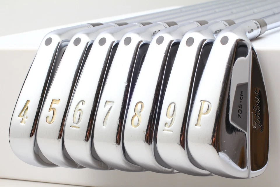 7Pcs Titleist 735.CM FORGED Iron set 4-5-6-7-8-9-PW Extra Stiff Flex DG X100 RH - Image 3 of 4