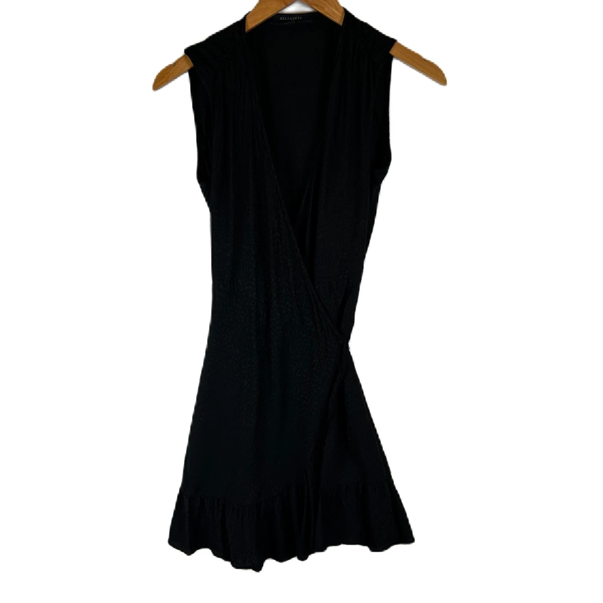 all saints black wrap dress AllSaints Dresses for sale The dress is cut color_Peach Buy Custom Pink Plaid Size:15/34