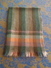 Vintage The Crock of Gold 100% Wool Blanket / Throw Handmade in Ireland