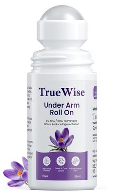 TrueWise Underarm RollOn 50ml 4% Aha Bha 2% Lactic 1% Mandelic 1% Salicylic 50ml