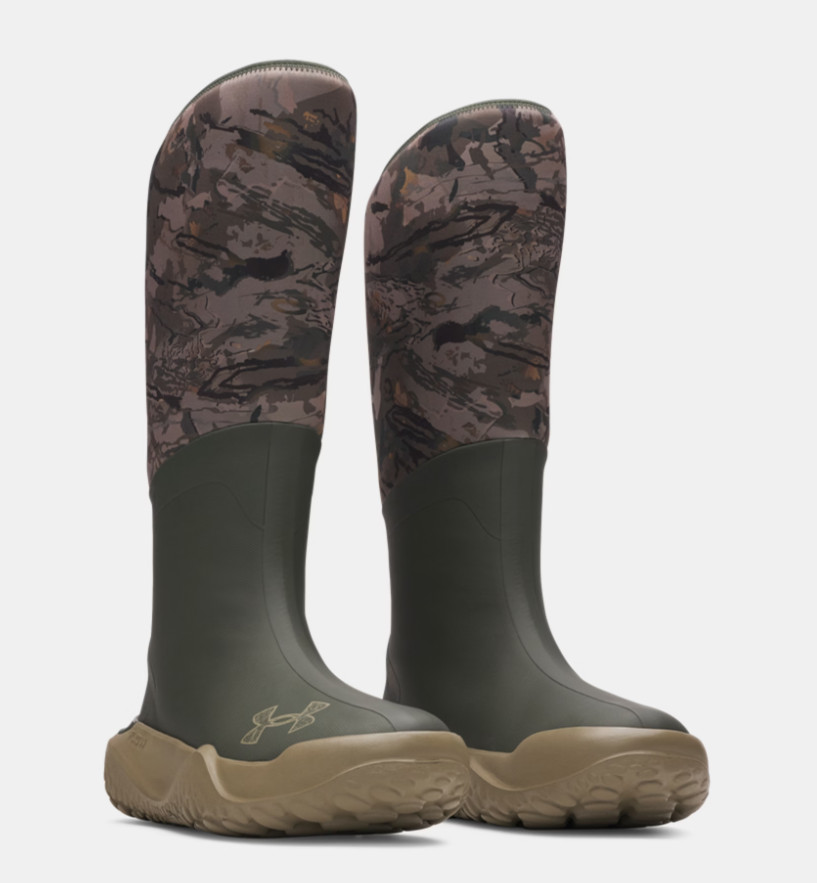 Men's Under Armour UA Mud Freak Forest Camo Waterproof Boots 6000821-310