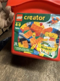 Vintage New NOS Sealed Unopened LEGO Creator No 7831 200 Pcs Toy W Bucket Case