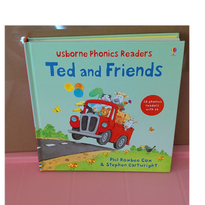 Usborne Phonics Readers Ted and Friends Illustrated w/ CD HC Phil Roxbee Cox