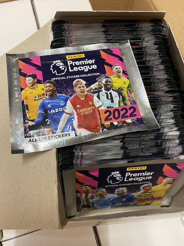 Panini Premier League 2022 22 - Football Sticker Packs 100 Packets Box Sealed