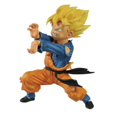 FIGURINE DRAGON BALL Z Goku Gohan Goten 28cm Super Saiyan 3 Statue Anime Manga EUR 69,00 - ES