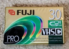 Fujifilm VHS 30 PRO TC-30 Tape Cassette Camcorder Video New Sealed
