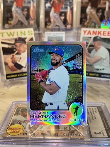 2022 Topps Heritage #357 Teoscar Hernandez Chrome Refractor SP /673 ...