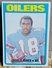 👀🏈 1972 Topps  #244 Charlie Joiner Rookie Card  RC Oilers NRMT+/MINT 🏈👀