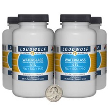 Sodium Silicate / 2 Pounds / 4 Bottles / 99.9 Pure Reagent Grade / 41 Solution