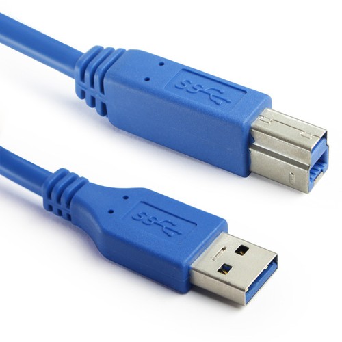 USB 3.0 Type A Male to B Male Data Cable For Printer Scanner Docking Station Hub - Picture 5 of 8