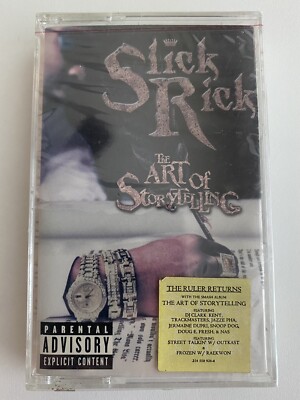 SEALED Slick Rick - The Art Of Storytelling (Cassette Tape, 1999, Def Jam) Hype