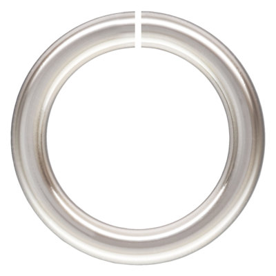 50pc, 6mm, Split Open Loops, 20 gauge Open Jump Rings .925 Sterling Silver, 