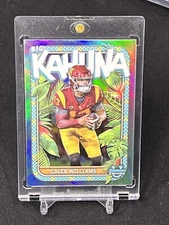 2024 Bowman U Chrome Caleb Williams BIG KAHUNA Refractor RC bears trogans