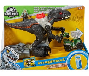 indoraptor motorizado imaginext