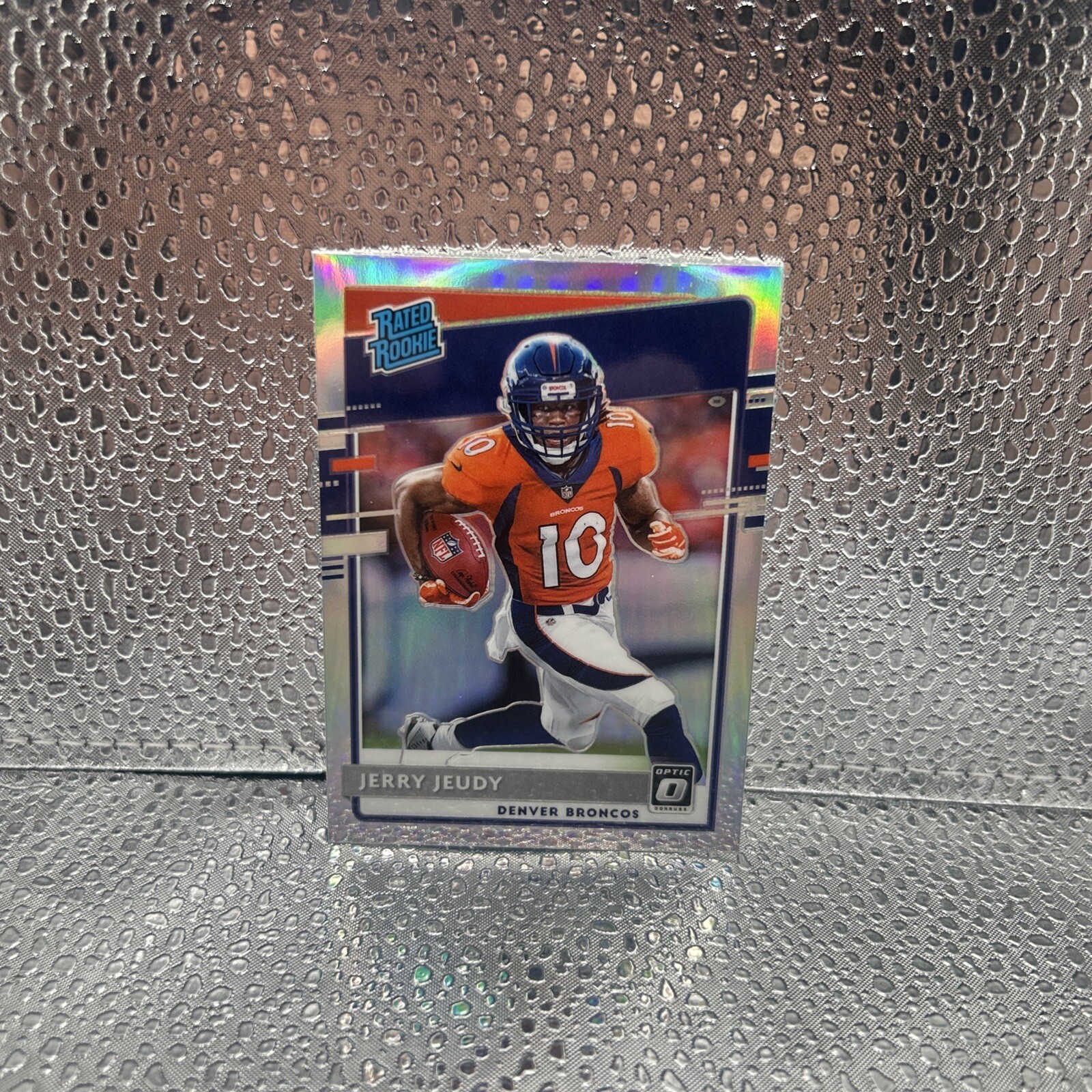 Jerry Jeudy 2020 Panini Optic Rated Rookie Silver Prizm #157