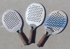 Lote (3) Raquetas de Pelota de Pádel Marcraft 'Marc' De Colección Raquetas Remos