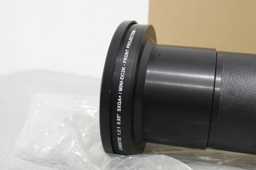 Christie 1.2:1 0.95" SXGA+/MINI-DC2K HD Front Projection Cinema Projector Lens - Picture 2 of 8
