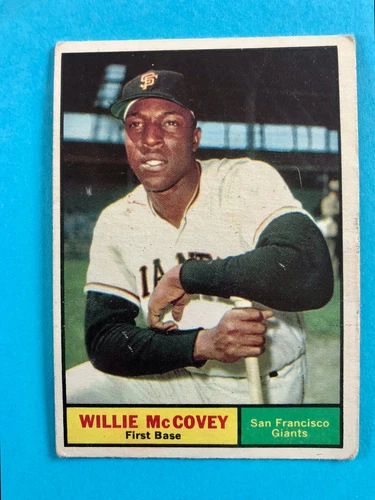 1961 Topps Baseball, Willie McCovey, #517, HOF, Ex? See Description & Pictures