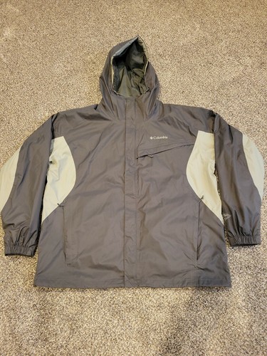 Waterproof Men's Rain Hooded Jacket XL 