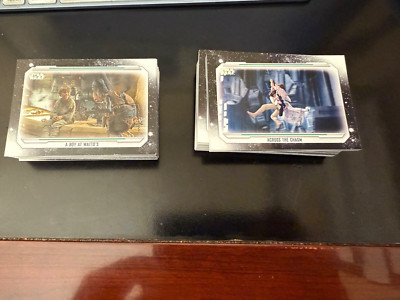 2019 TOPPS STAR WARS SKYWALKER SAGA COMPLETE BASE SET OF 100 CARDS NM