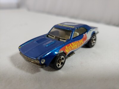 Vintage ~ 1982 Hot Wheels ~ 1967 Camaro ~ Blue Race Car ~ Sweet