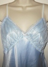 Women's Rare Vera Wang Fun Silky Sexy Girly Lingerie Chemise Slip Dress Sz L  