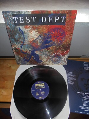 Test Dept. ''Terra Firma'' LP Sub Rosa   SUB 33009-12 BELGIUM 1988 INSERT