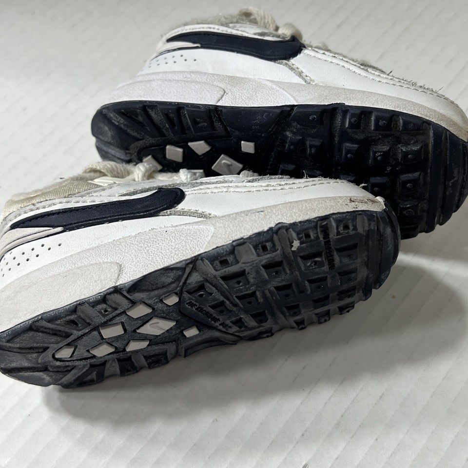 Vintage Nike 609069 White/Navy Shoes Toddler Tennis Shoes Size 4C eBay