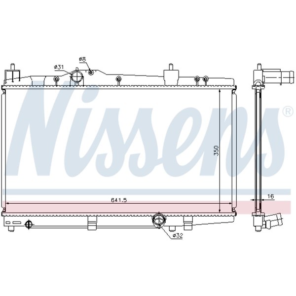 KüHler WasserküHler MotorküHler FüR Toyota Yaris SCP1 NLP1 NCP1 1.4 D-4D P2-image