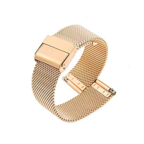 Cinturino Orologio Sgancio Rapido 10mm-22mm Bracciale Metallo Milanese Acciaio Inox - Foto 7 di 9