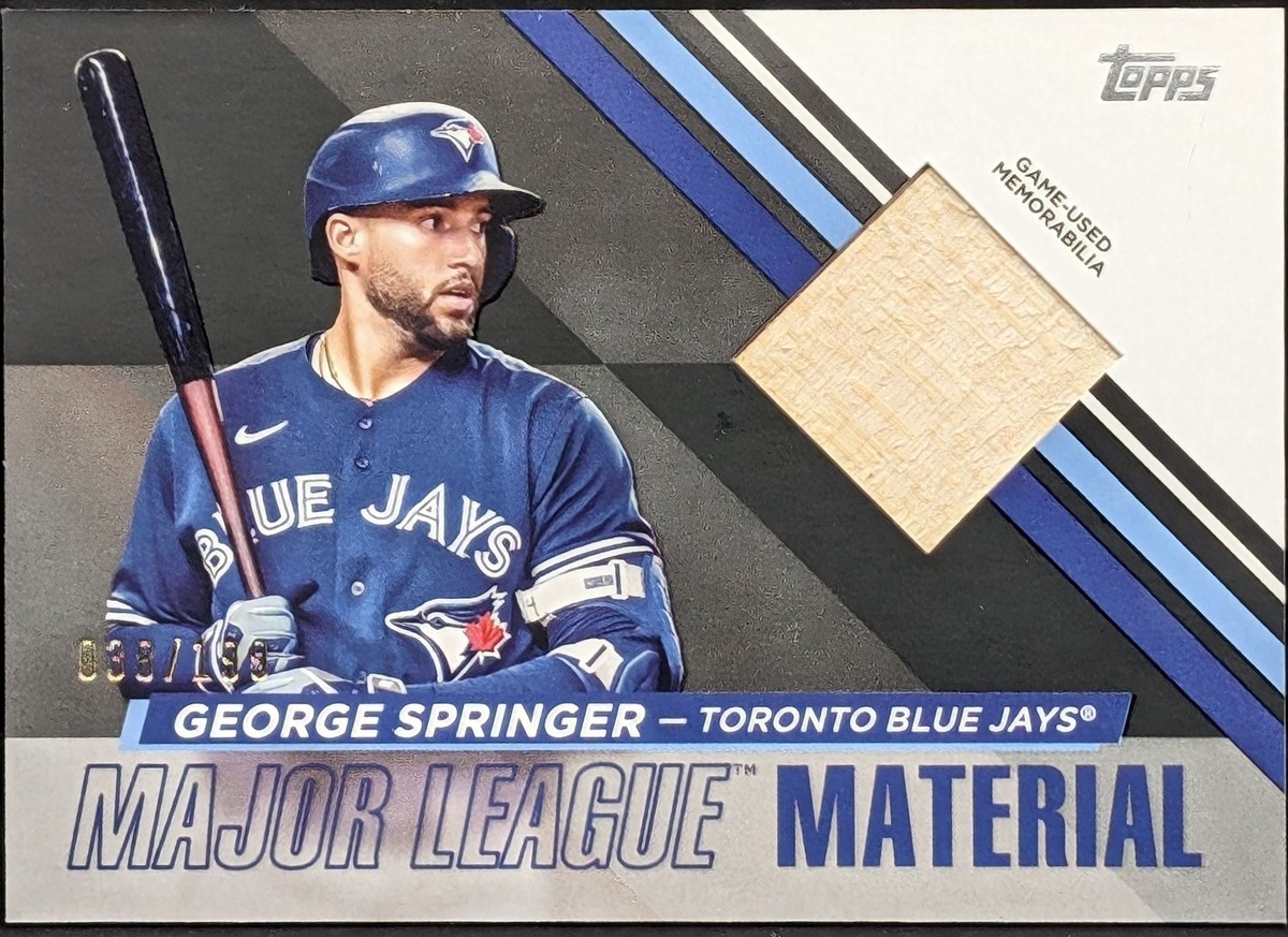 その他 TOPPS major league MATERIAL 2024 Topps Series 1 - Major League Material George Springer