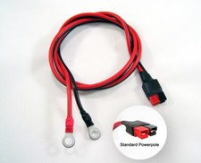 36" 45A DC Power Supply Cord fits ANDERSON POWERPOLE Sermos 1/4" Ring Terminals