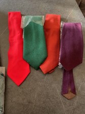 4 CRAVATTE UOMO  - STOCK - SUPER OCCASIONE