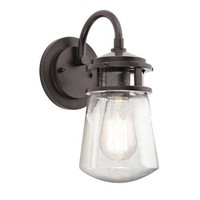 Kichler Lighting 49444az Lyndon 1-light 11-inch Outdoor Wall Lantern, Architectu on sale Kichler Lighting 49444az Lyndon 1-light 11-inch Outdoor Wall Lantern, Architectu on sale