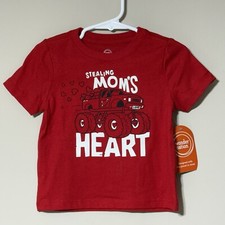   Stealing Moms Heart  Valentine  s Day T-shirt Size 18 Months. NWT Short Sleeve
