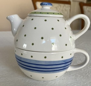 HMK.CDS. Tea For One Polka Dot & Stripes
