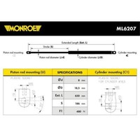 Monroe Gasfeder DäMpfer Heckklappe 480 N Passend FüR Land Rover Range Evoque LV